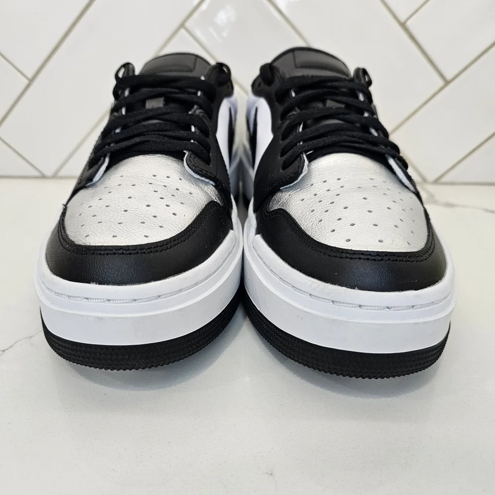 Nike Air Jordan 1 Elevate Women's Size 11.5 Black Silver - Picture 7 of 10